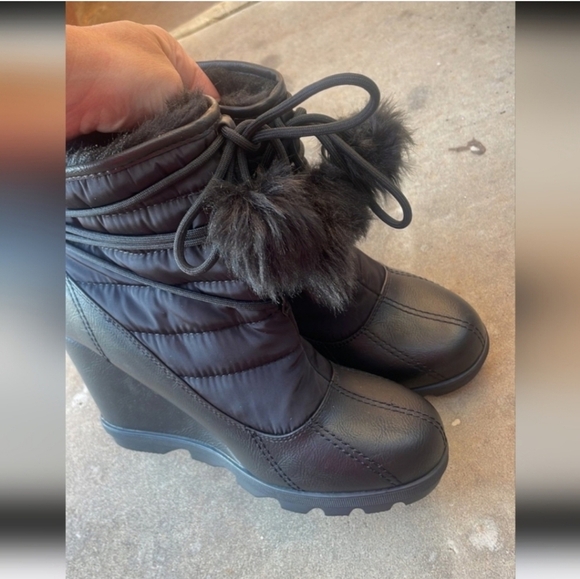 🍂🍁NWOT Shoe dazzle ERTHA faux Fur Lined Boots! 10 - Picture 6 of 8